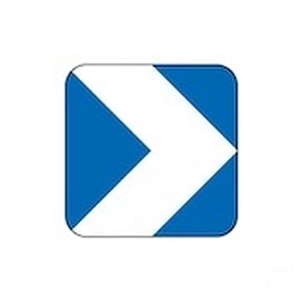 Balise de virage à chevron — monochevron (J4) — réf. EC-J4-1