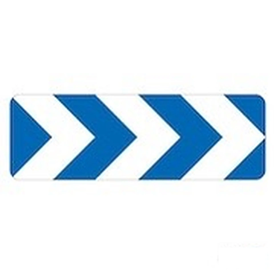 Balise de virage à chevrons — 4 chevrons (J4) — réf. EC-J4-4