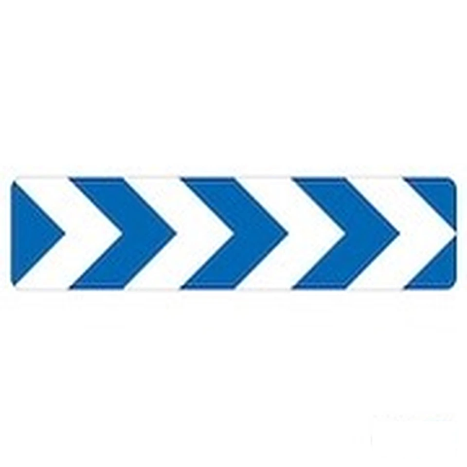Balise de virage à chevrons — 5 chevrons (J4) — réf. EC-J4-5