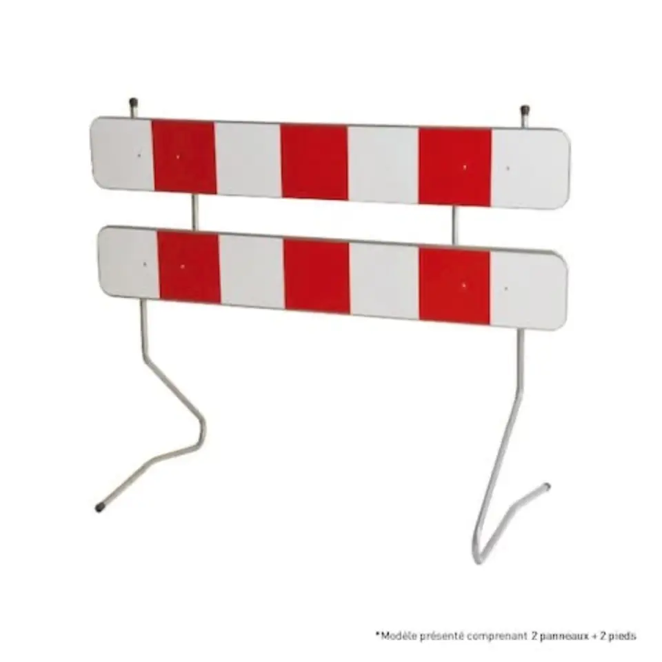 Barrière de chantier K2 — réf. SC-BA-K2