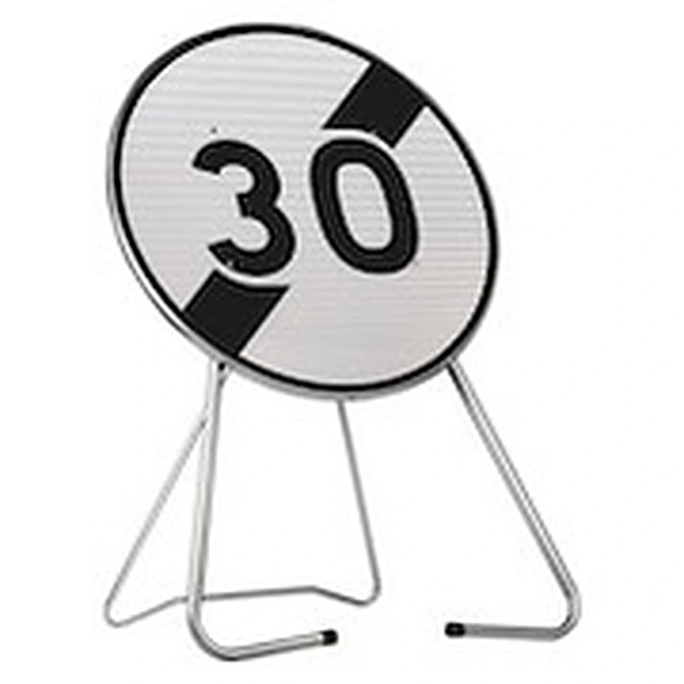 Panneau de chantier B33 — Fin de limitation de vitesse — réf. SC-KBB33