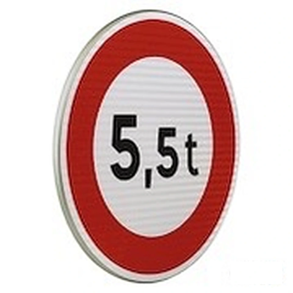 Panneau B13 — Limitation de tonnage — réf. SR-B13