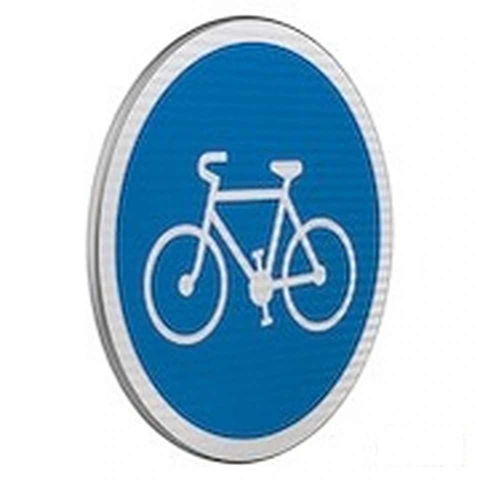 Panneau B22a — Chemin obligatoire pour cycles — réf. SR-B22a
