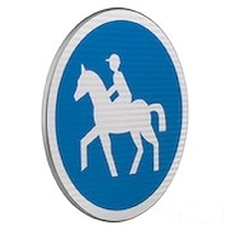 Panneau B22c — Chemin obligatoire pour cavaliers — réf. SR-B22c