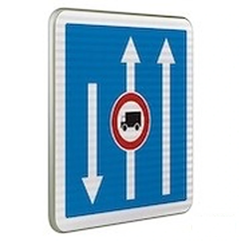 Panneau C24a1 — Conditions particulières de circulation par voie sur route — réf. SR-C24a1