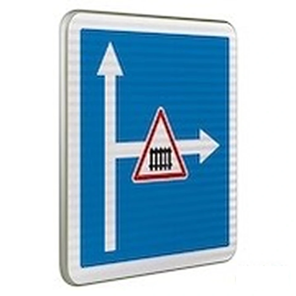 Panneau C24c2 — Conditions particulières de circulation sur route ou voie embranchée — configuration 2 — réf. SR-C24c2