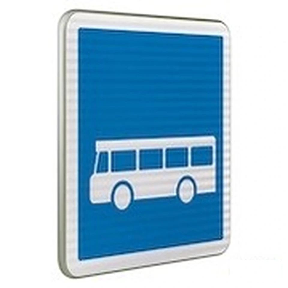 Panneau C6 — Arrêt d'autobus — réf. SR-C6