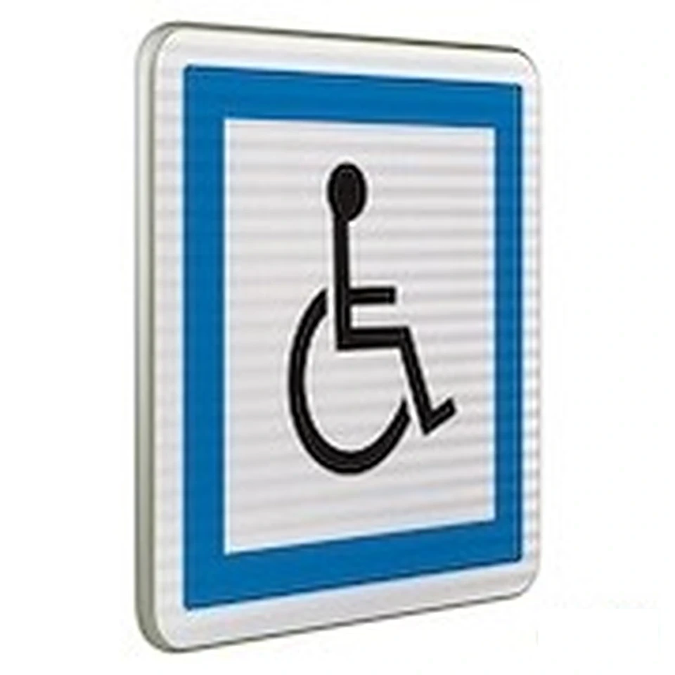 Panneau CE14 — Installations accessibles aux personnes handicapées — réf. SR-CE14