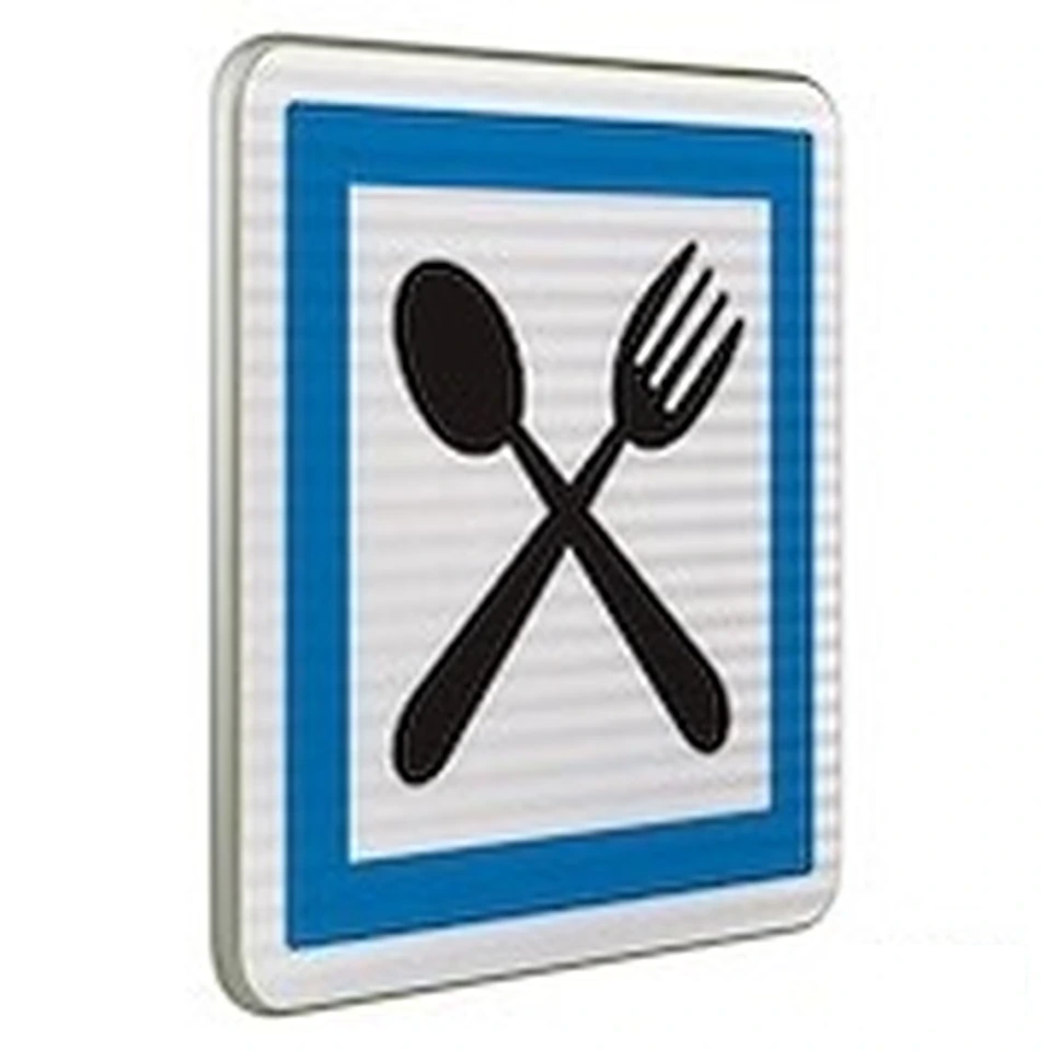 Panneau CE16 — Restaurant ouvert 7 jours sur 7 — réf. SR-CE16